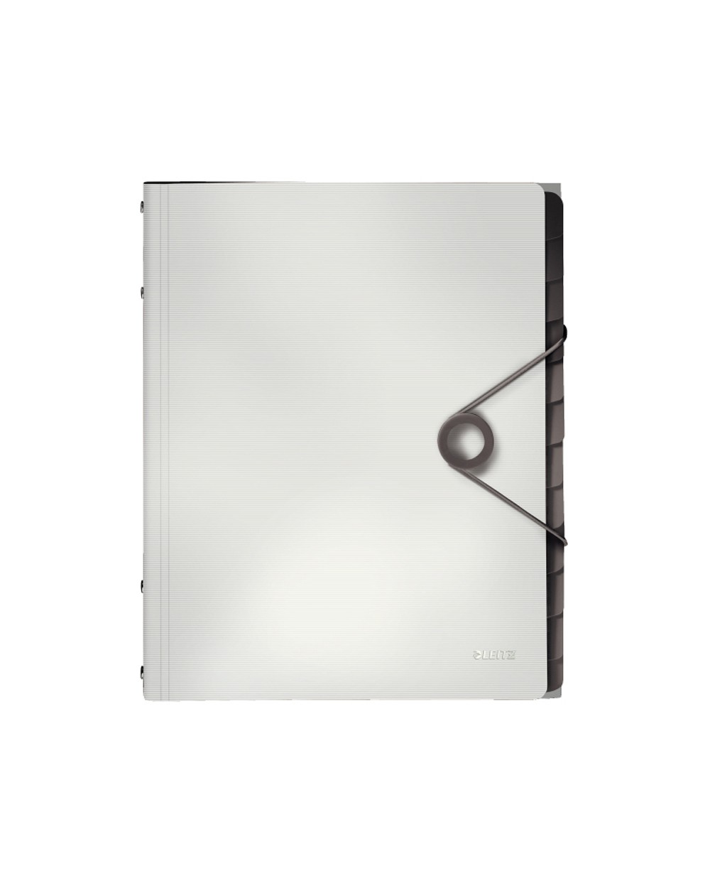 Carpeta leitz solid clasificadora fuelle din a4 polipropileno 12 compartimentos color blanco