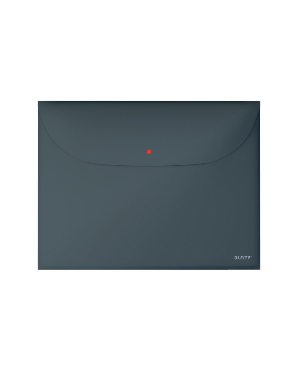 Carpeta leitz cosy privacidad portadocumentos broche con dos bolsillos din a4 polipropileno color gris