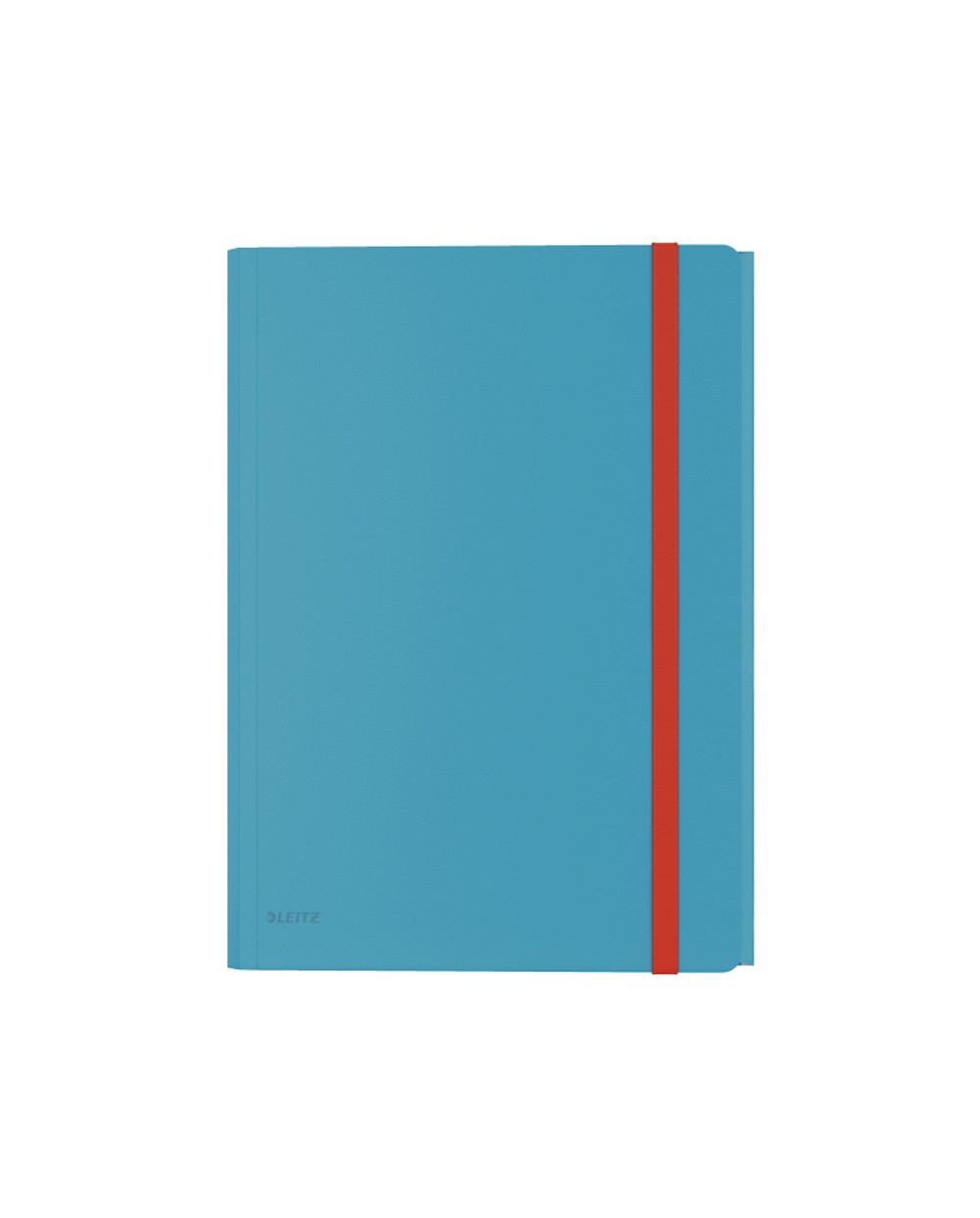 Carpeta leitz cosy gomas tres solapas y bolsillo interior con cierre din a4 polipropileno color azul