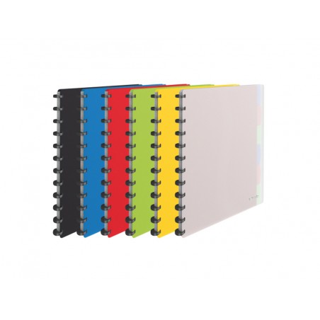 Carpeta esselte vivida escaparate din a4 tapa rigida 25 fundas extraibles polipropileno colores