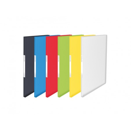 Carpeta esselte vivida escaparate din a4 tapa flexible 100 fundas polipropileno colores