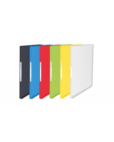 Carpeta esselte vivida escaparate din a4 tapa flexible 100 fundas polipropileno colores