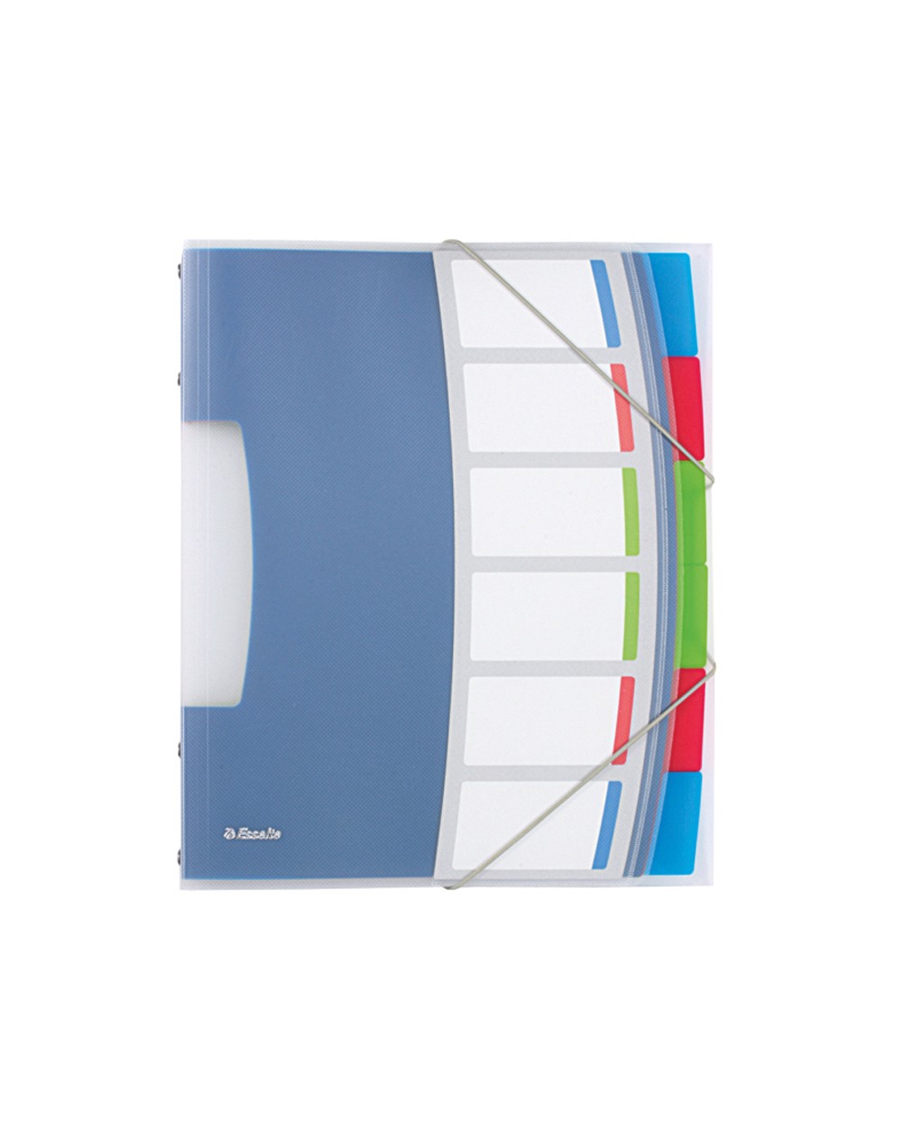 Carpeta esselte vivida clasificadora fuelle din a4 polipropileno 6 compartimentos multicolor