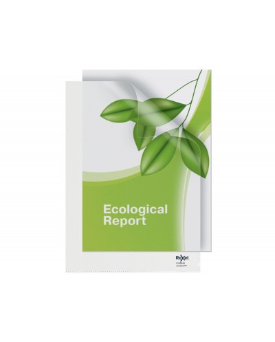 Carpeta dossier unero rexel ecologica din a4 transparente pack de 25 unidades