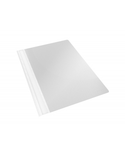 Carpeta dossier fastener esselte din a4 capacidad 160 hojas color blanco vivida caja de 25 unidades