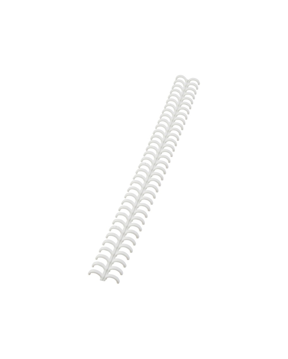 Canutillo gbc ibiclick plastico blanco 8 mm caja de 50 unidades
