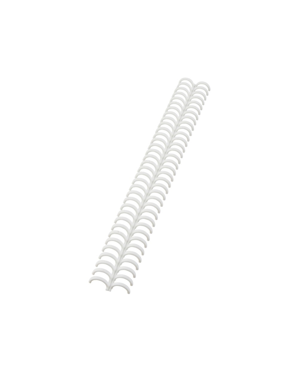 Canutillo gbc ibiclick plastico blanco 12 mm caja de 50 unidades