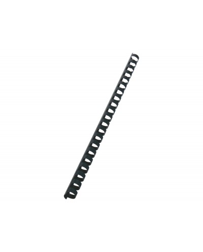 Canutillo gbc 14 mm plastico negro caja de 100 unidades
