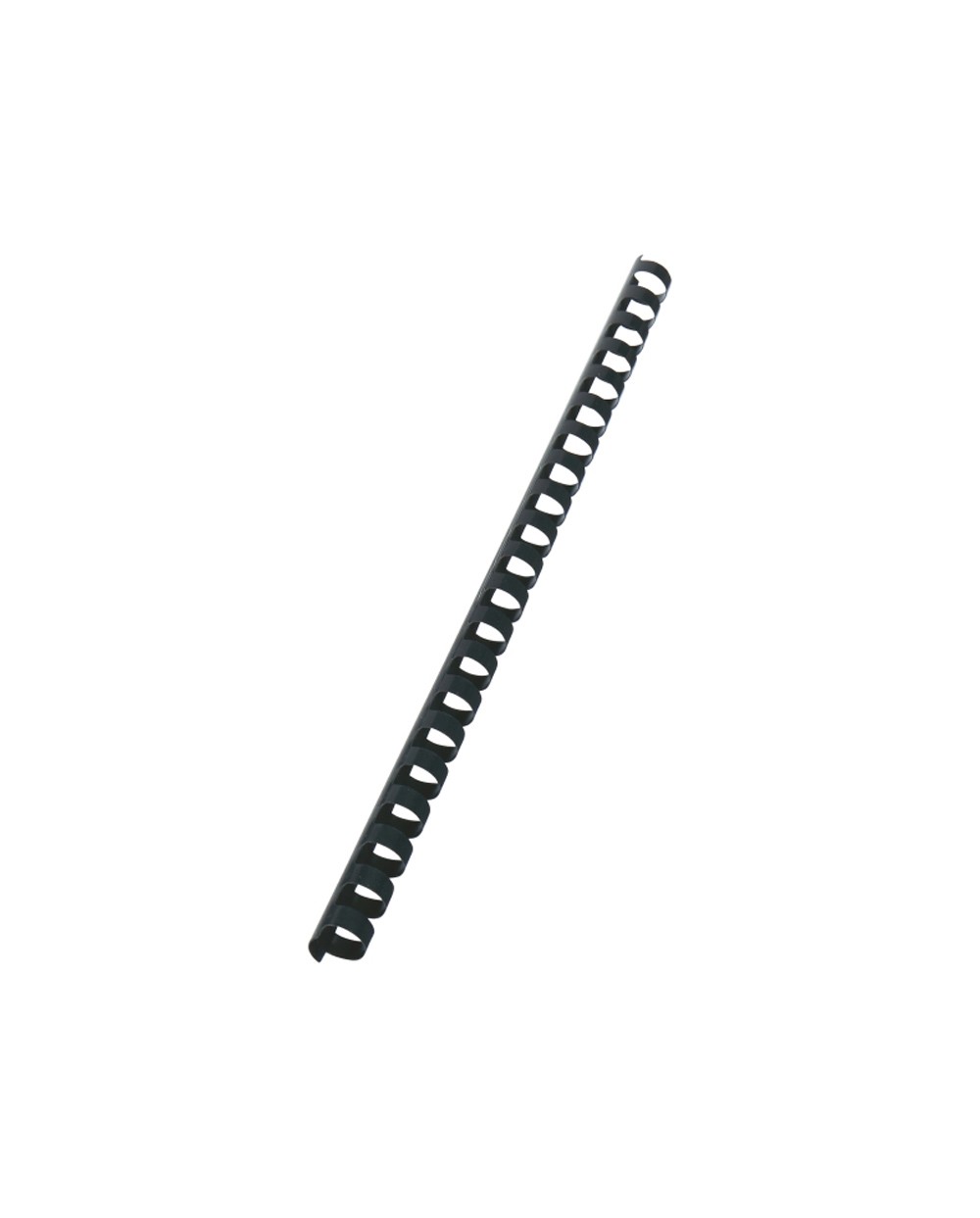 Canutillo gbc 14 mm plastico negro caja de 100 unidades