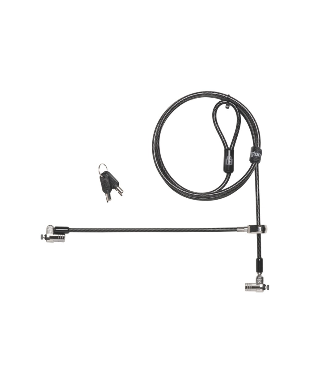 Candado kensington con llave microsaver 20 twin doble para ordenadores portatiles