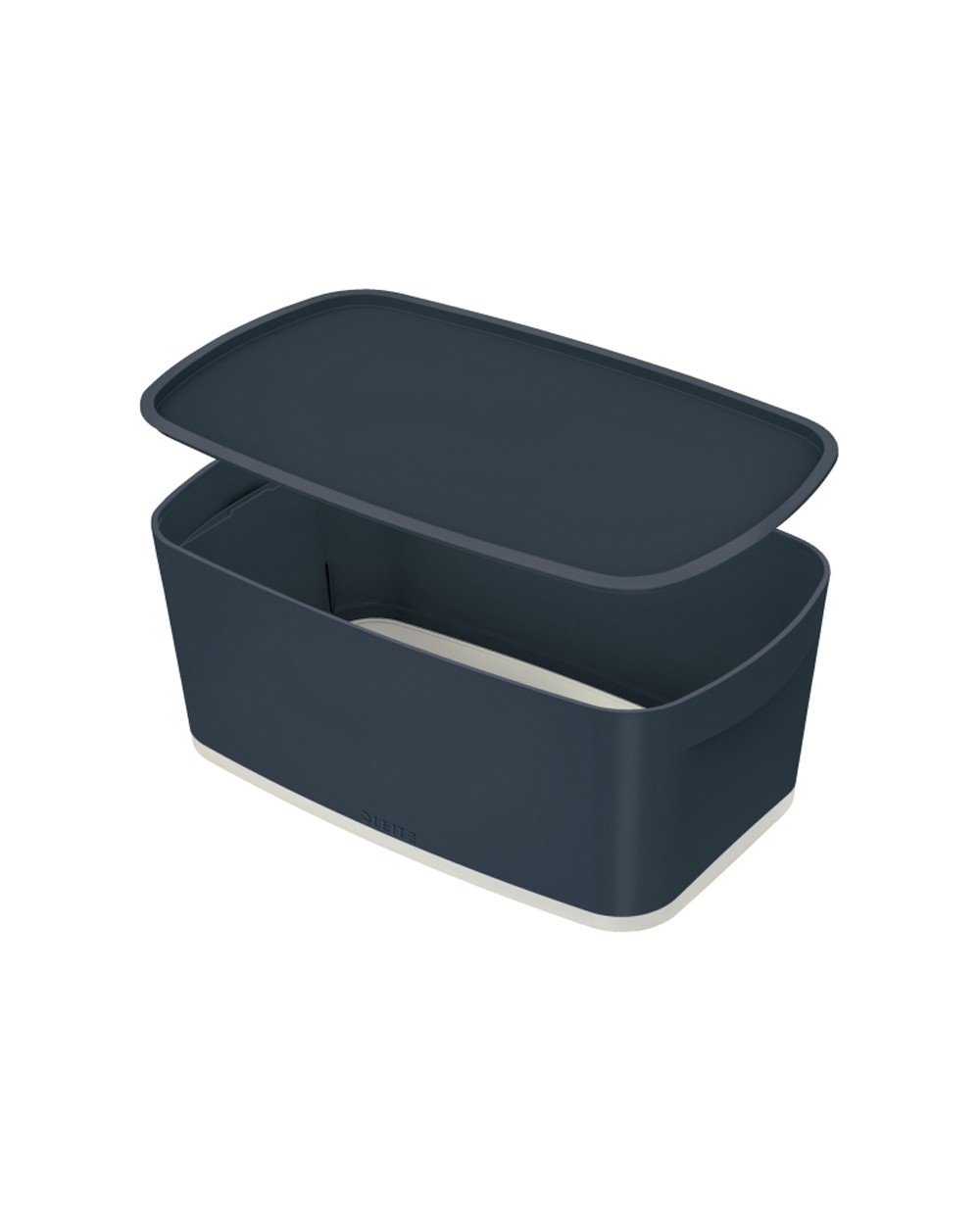 Caja leitz mybox cosy pequena con tapa color gris 318x128x191 mm