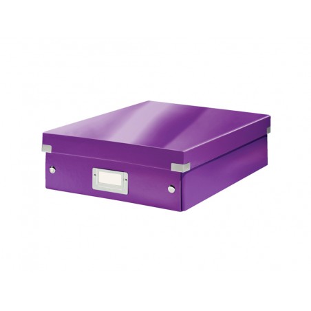 Caja leitz clickstore mediana color violeta 280x100x370 mm