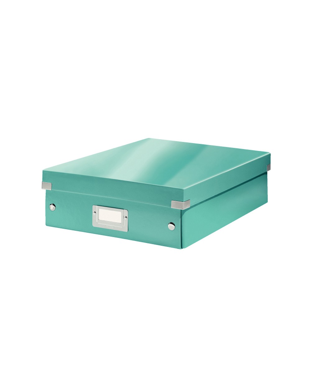 Caja leitz clickstore mediana color turquesa 280x100x370 mm