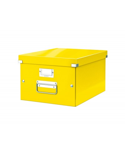 Caja leitz clickstore mediana color amarillo 281x200x369 mm