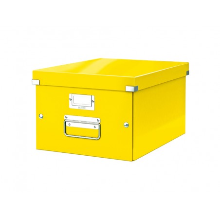 Caja leitz clickstore mediana color amarillo 281x200x369 mm