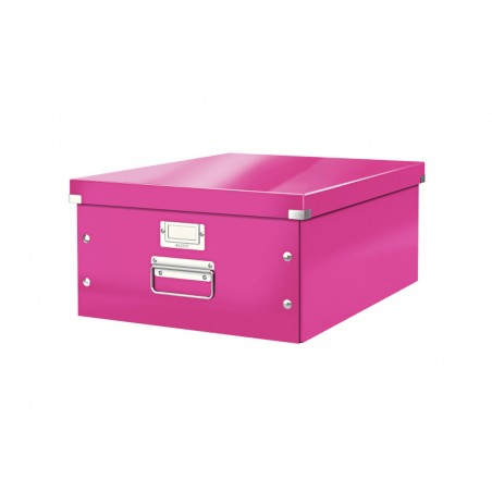 Caja leitz clickstore grande color fucsia 369x200x484 mm