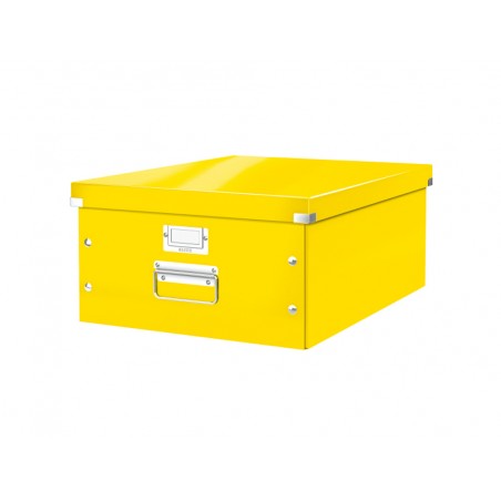 Caja leitz clickstore grande color amarillo 369x200x484 mm