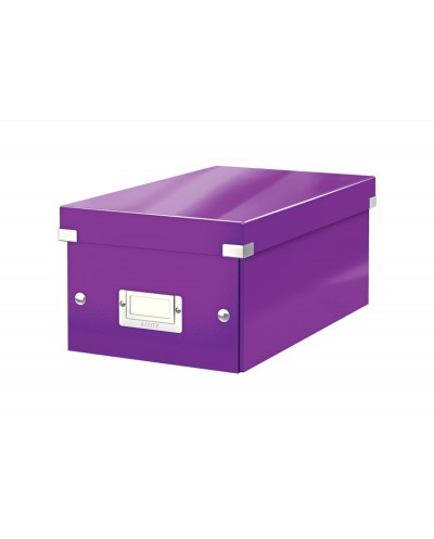 Caja leitz clickstore dvd box color violeta 206x147x352 mm