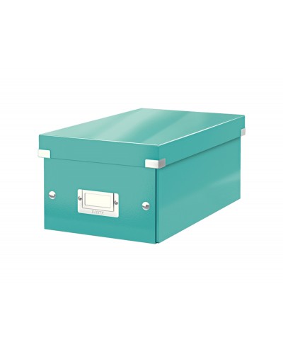 Caja leitz clickstore dvd box color turquesa 206x147x352 mm