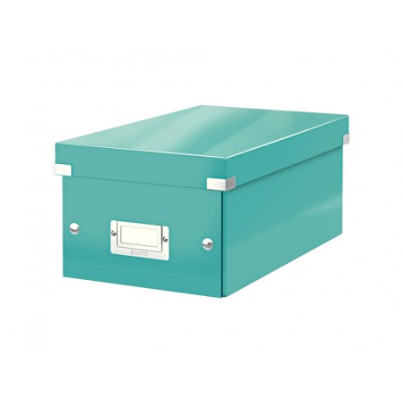 Caja leitz clickstore dvd box color turquesa 206x147x352 mm