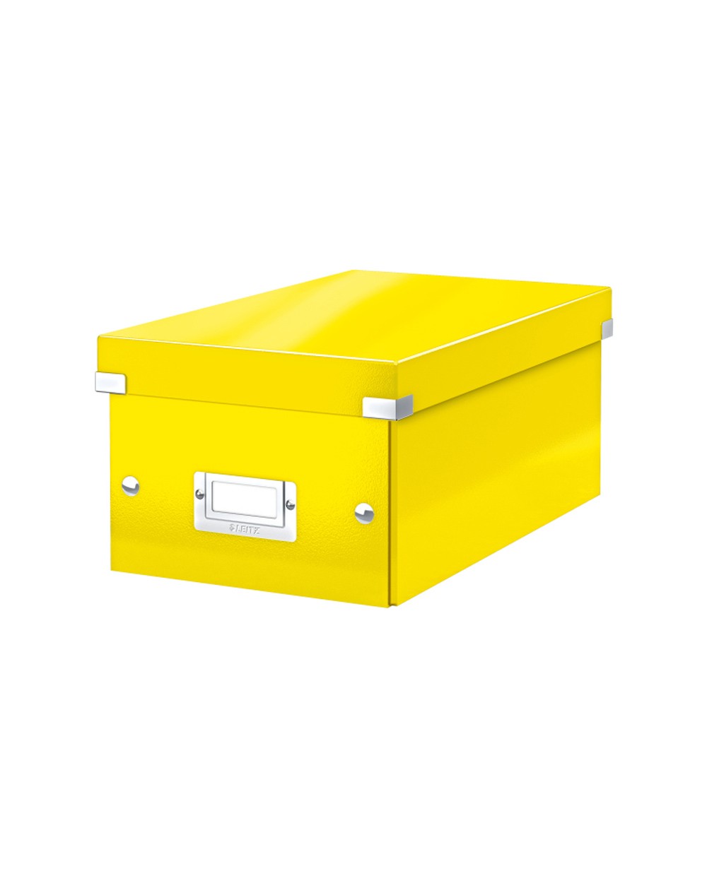Caja leitz clickstore dvd box color amarillo 206x147x352 mm