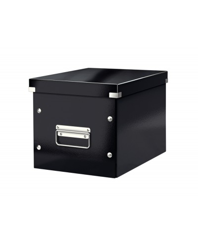 Caja leitz clickstore cubica mediana color negro 265x265x250 mm