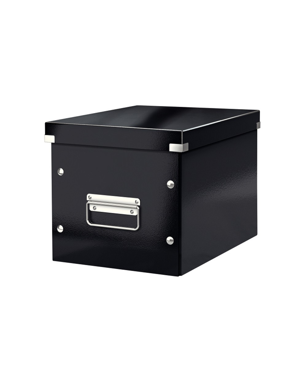 Caja leitz clickstore cubica mediana color negro 265x265x250 mm