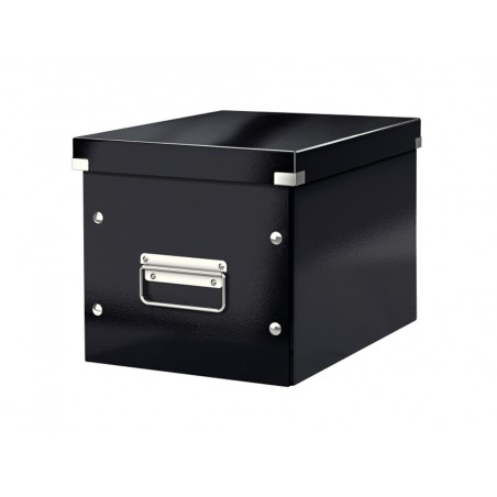Caja leitz clickstore cubica mediana color negro 265x265x250 mm