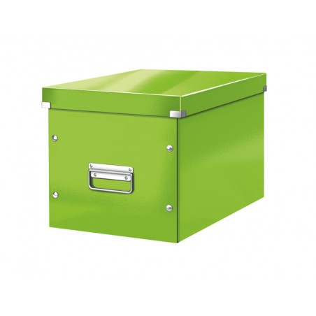Caja leitz clickstore cubica grande color verde 320x360x310 mm