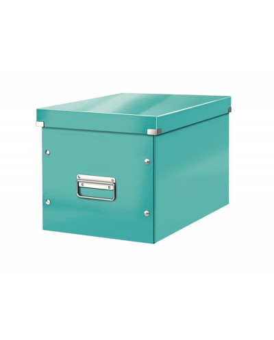 Caja leitz clickstore cubica grande color turquesa 320x360x310 mm