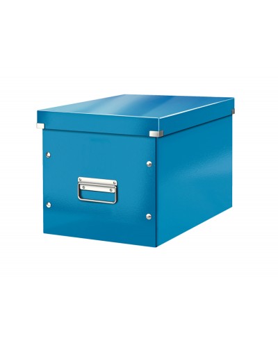 Caja leitz clickstore cubica grande color azul 320x360x310 mm