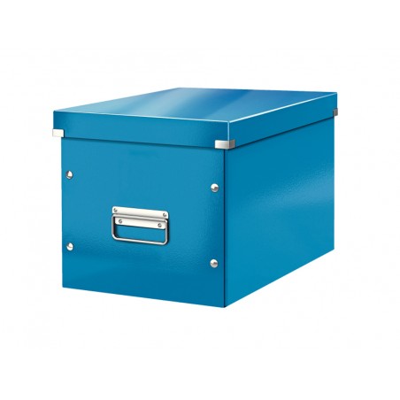 Caja leitz clickstore cubica grande color azul 320x360x310 mm