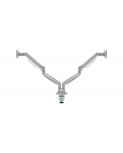 Brazo kensington dual smartfit one touch hasta 32 color gris