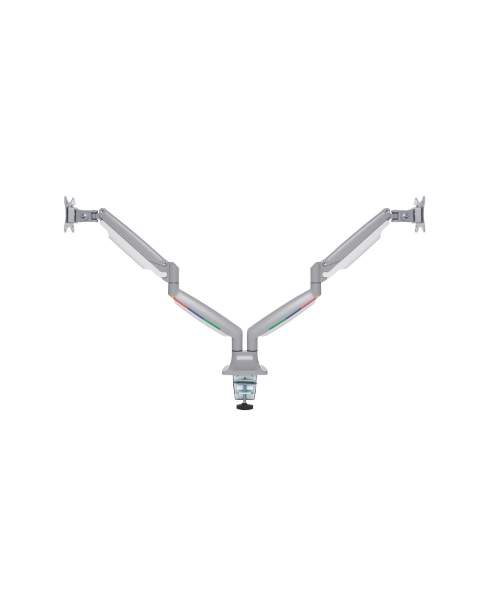 Brazo kensington dual smartfit one touch hasta 32 color gris