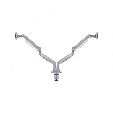 Brazo kensington dual smartfit one touch hasta 32 color gris