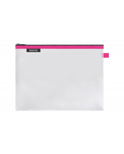 Bolsa multiusos leitz wow resistente al agua color fucsia 300x230 mm