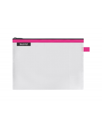 Bolsa multiusos leitz wow resistente al agua color fucsia 240x170 mm