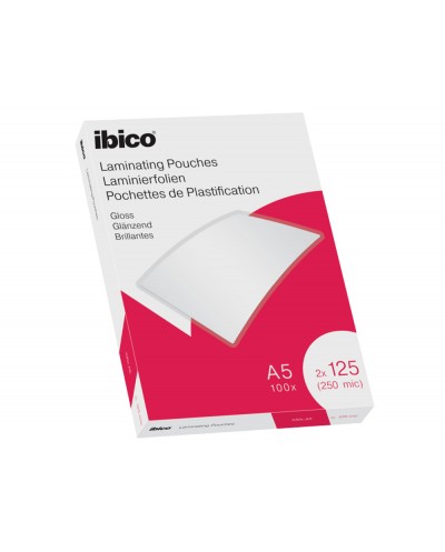 Bolsa de plastificar ibico din a5 2x125 mc caja de 100 unidades