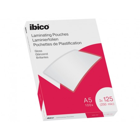 Bolsa de plastificar ibico din a5 2x125 mc caja de 100 unidades