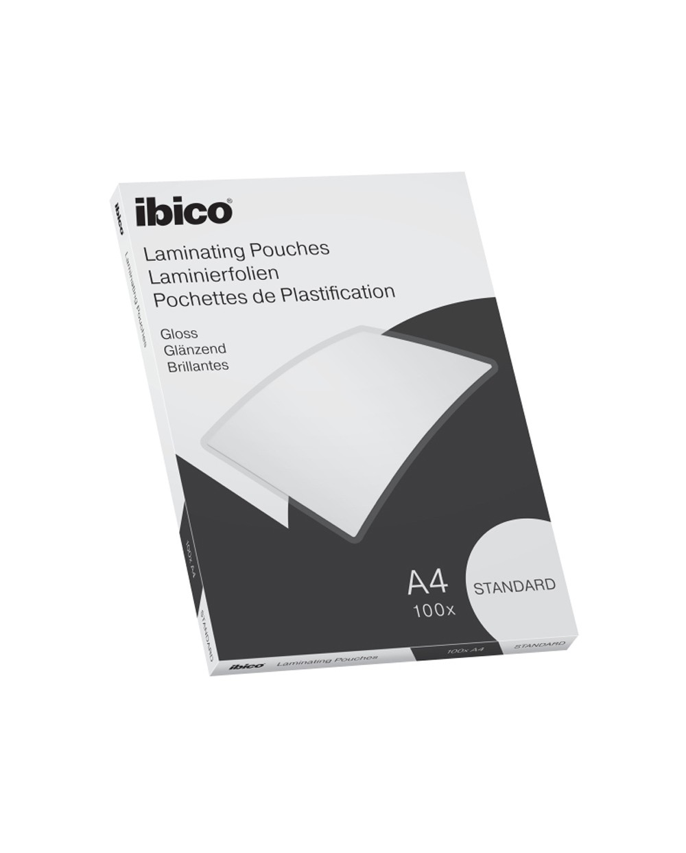 Bolsa de plastificar ibico din a4 standard caja de 100 unidades