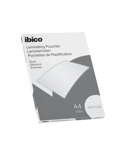 Bolsa de plastificar ibico din a4 medium caja de 100 unidades