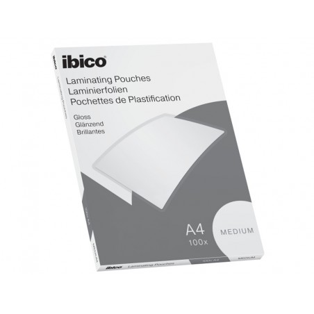 Bolsa de plastificar ibico din a4 medium caja de 100 unidades
