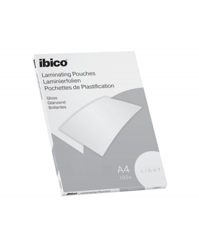 Bolsa de plastificar ibico din a4 light caja de 100 unidades