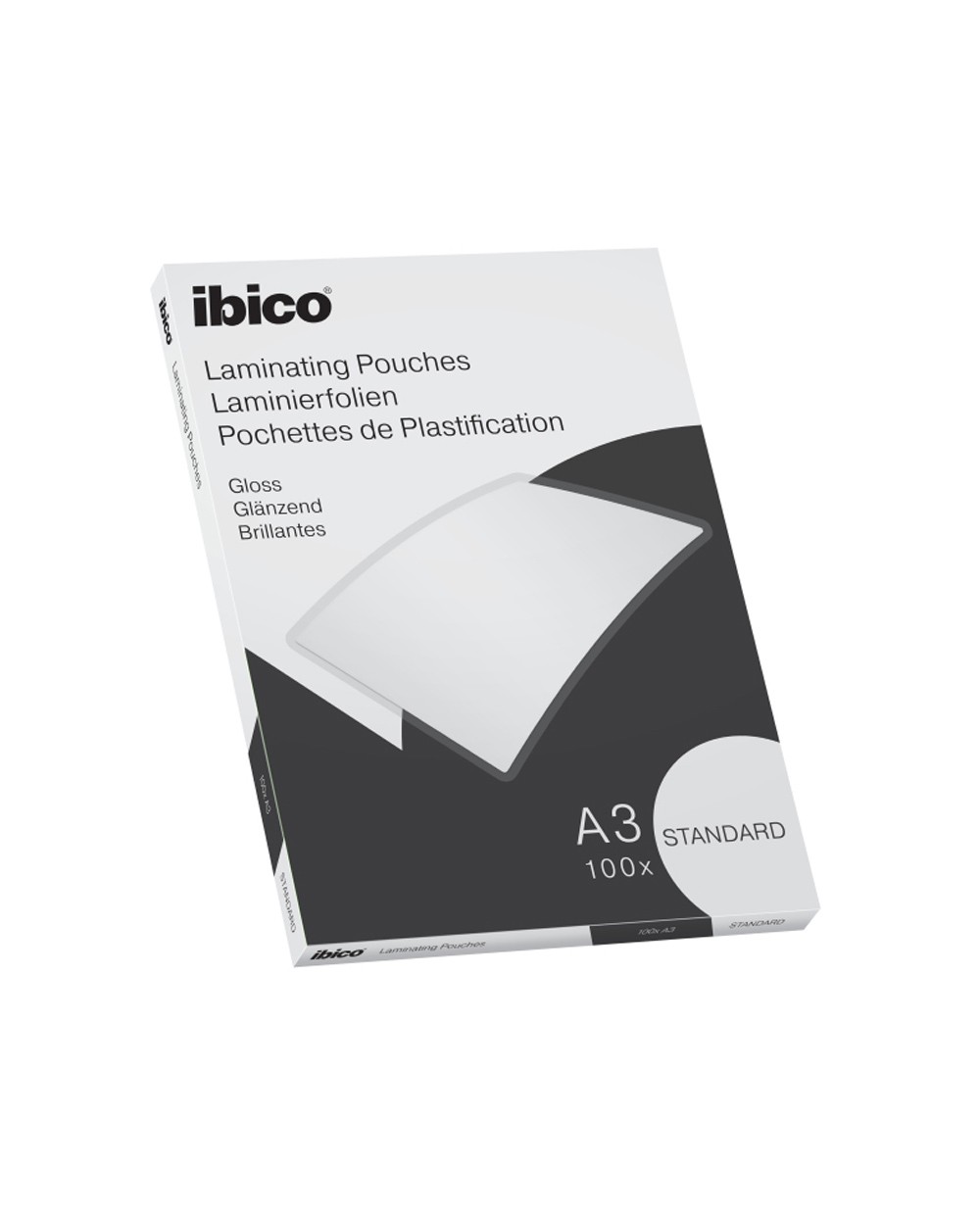 Bolsa de plastificar ibico din a3 standard caja de 100 unidades