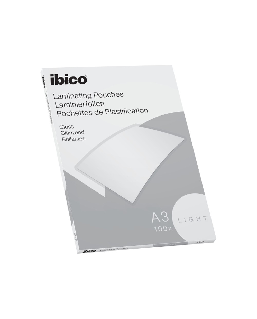 Bolsa de plastificar ibico din a3 light caja de 100 unidades