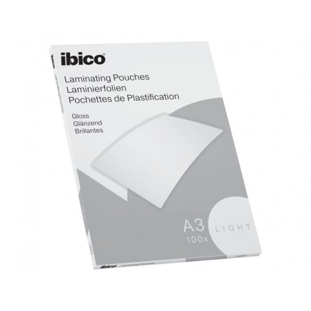 Bolsa de plastificar ibico din a3 light caja de 100 unidades