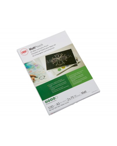 Bolsa de plastificar gbc din a3 2x75 mc mate caja de 100 unidades