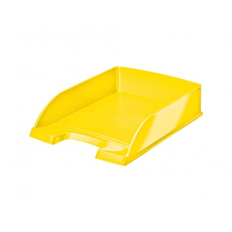Bandeja sobremesa plastico leitz wow vertical color amarillo 255x70x357 mm