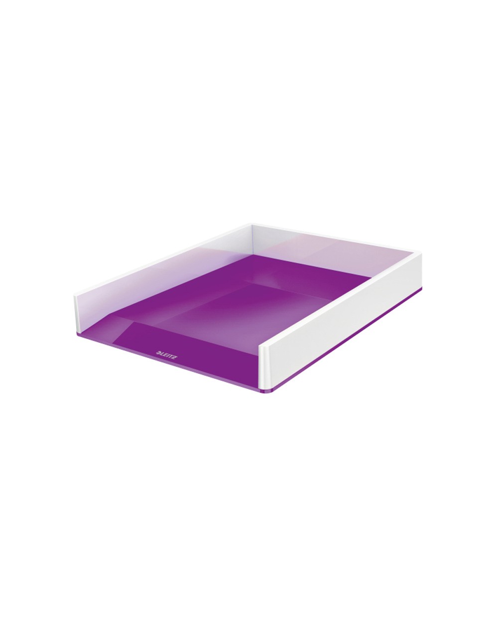 Bandeja sobremesa plastico leitz wow dual color violeta blanco 267x49x336 mm