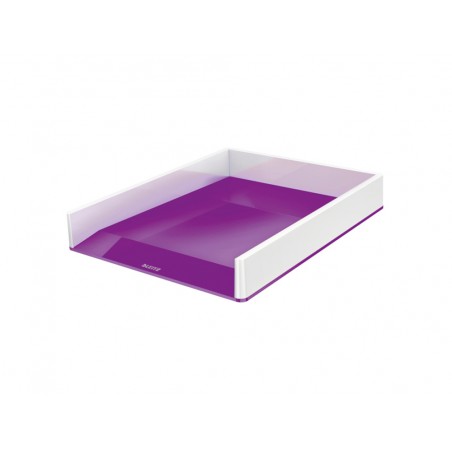 Bandeja sobremesa plastico leitz wow dual color violeta blanco 267x49x336 mm